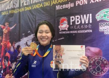 Cantik, Garang dan Berprestasi Kowal Marinir Raih Mendali Emas Kejuaraan Wushu