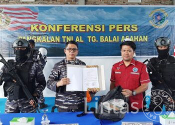 TNI AL Gagalkan Penyelundupan Narkoba Jenis Sabu Senilai Rp. 8,9 M Di Kuala Bagan Asahan