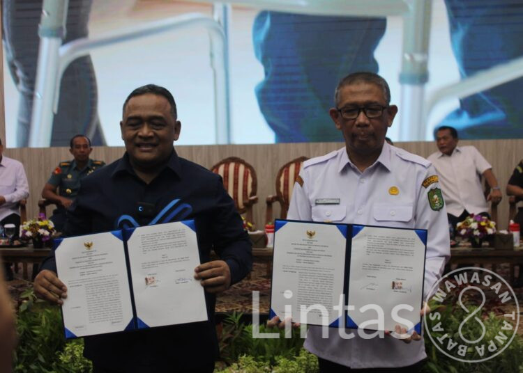 Asintel Kasdam XII/Tpr Hadiri Rakor Terbatas Sosialisasi Undang-Undang No. 8 tahun 2017 Oleh BP2MI
