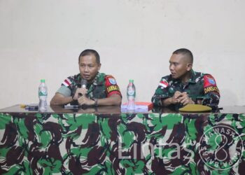 Serah Terima Pos Satgas Pamtas Rl-Malaysia Dari Yonif 645/Gardatama Yudha Kepada Yon Armed 16/Tumbak Kaputing