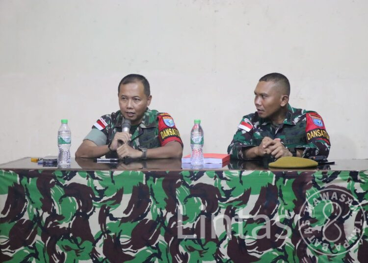 Serah Terima Pos Satgas Pamtas Rl-Malaysia Dari Yonif 645/Gardatama Yudha Kepada Yon Armed 16/Tumbak Kaputing