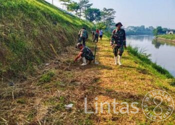 HUT Kodam III/Siliwangi, Dansektor 8 Citarum Pimpin Penanaman Pohon Khas Citarum