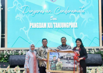 Malam Lepas Sambut Pangdam XII/Tpr Berlangsung Penuh Akrab