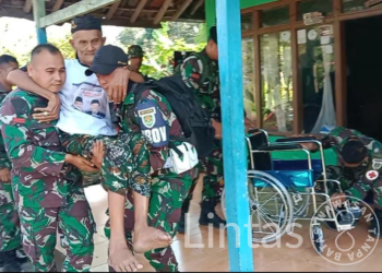 Kursi Roda Untuk Sang Veteran RI, Dari Yonif Raider 301/Prabu Kian Santang