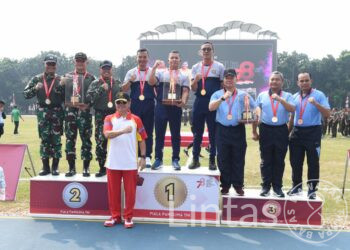 Kontingen TNI AD Pertahankan Predikat Juara Umum Piala Panglima TNI