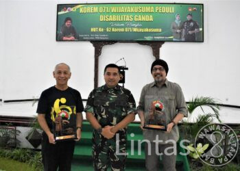 Jelang Usia 62 Tahunnya, Korem 071/Wijayakusuma Peduli Disabilitas Ganda