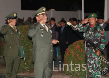 Dandim 0104/Atim Pimpin Apel Kehormatan Dan Renungan Suci di Kota Langsa