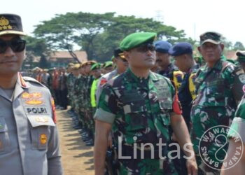 Dandim 0613/Ciamis Berhasil Amankan Kunjungan Wapres RI di Pesantren Buntet Kab.Cirebon