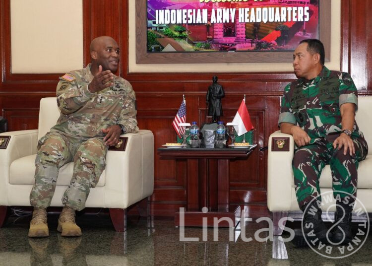 Pererat Kerja Sama, Wakasad Terima Kunjungan Commanding General Of I Corps US Army