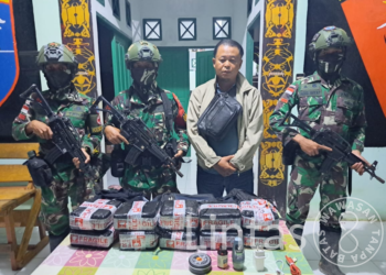 Penyelundupan Narkoba Jenis Shabu Seberat 10 KG, Berhasil Digagalkan Satgas Pamtas RI-Mly