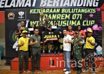 Kodim Pekalongan Juara Bukutangkis Danrem 071/Wijayakusuma Cup