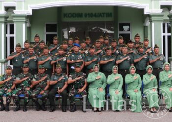 Arahan Danrem 011/LW Kepada Prajurit Saat Kunker Ke Kodim Aceh Timur
