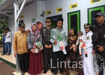 Dandim 0613/Ciamis Resmikan Rutilahu Sebagai Kado Hut RI-78 Untuk Veteran Kota Banjar