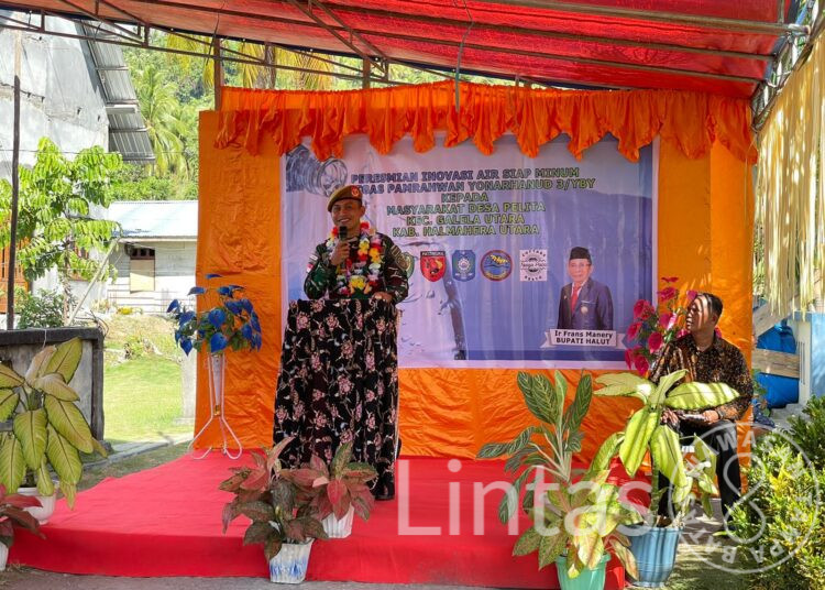 Filter Air Satgas Yonarhanud 3/YBY Sebagai Oleh-Oleh Buat Pelita Sebelum Purna Tugas