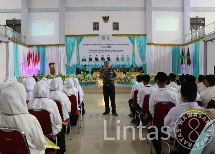 Pembekalan Wasbang Kepada 850 Peserta PBAK Universitas IAIN
