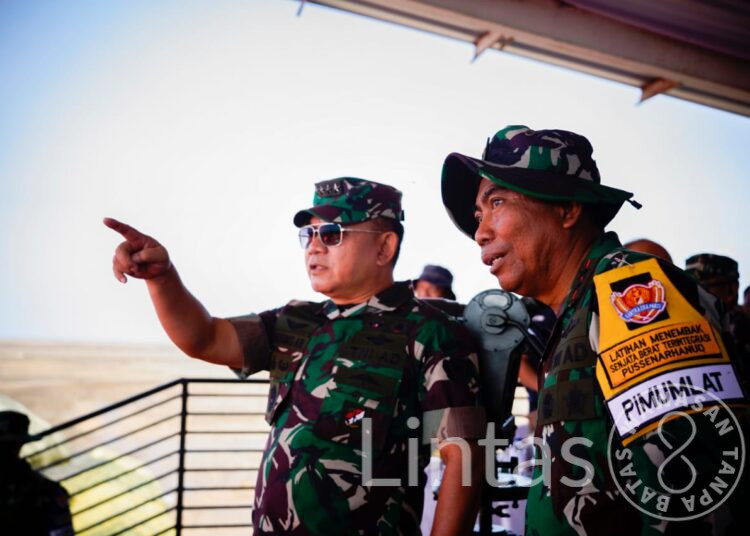 Pastikan Kesiapan Tempur Satuan Arhanud, Kasad Tinjau Latihan Menembak Senjata Berat