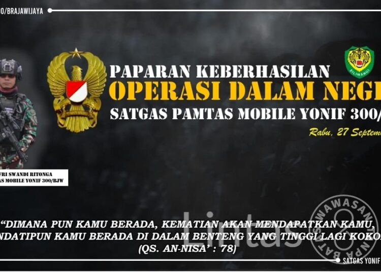 Dansatgas Mobile Yonif 300 Siliwangi Melaksanakan Paparan Keberhasilan Satgas Kepada Asops Kasad Dalam Kegiatan Rakor Penyiapan Satgas Operasi Dalam Negeri
