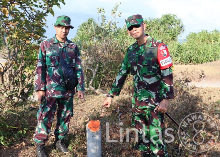 Lanud Husein Sasteanegara Melaksanakan Operasi Patok Dalam Rangka Pengamanan Aset TNI AU di Cikelet Garut