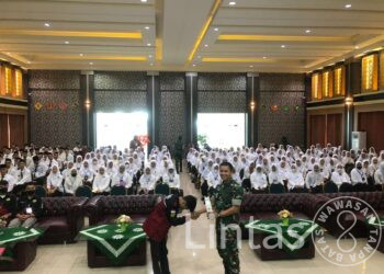Pamen Ahli Pangdam XII/Tpr Beri Pembekalan Mahasiswa Baru Itekes Muhamadiyah Pontianak