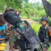 Satgas Yonif 310/KK Gelar Patroli Simpatik di Perbatasan RI-PNG