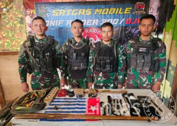 Biadap….!KST Gunakan Anak SMA Serang Pos Satgas 300 di Ilaga