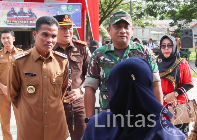 Pasar Murah Kembali Digelar Kodim 0104/Atim Dalam Rangka Meriahkan HUT TNI Ke 78 Tahun 2023