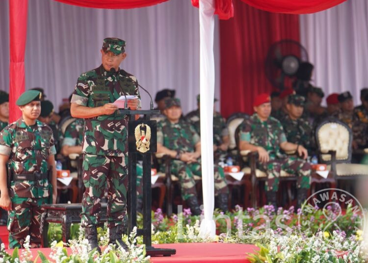 Siap Amankan Dan Sukseskan Pemilu 2024, Kasad Pimpin Apel Gelar Pasukan