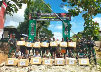 Melalui Satgas Yonif 310/KK, Pangdam III/Slw Buktikan Kepeduliannya Terhadap Warga Papua