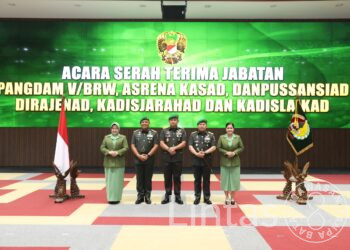 Kasad Pimpin Sertijab, Mantan Danpaspampres Jabat Pangdam V/Brawijaya