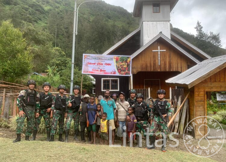 Songsong Natal : Pos Beoga Satags Mobile Raider 300 Persiapan Natal Bersama Masyarakat