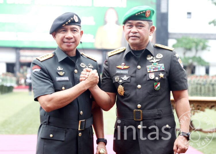 TNI AD Gelar Sertijab, Tongkat Estafet Kasad Berpindah ke Jenderal TNI Maruli Simanjuntak