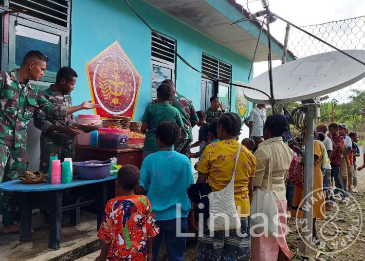 Doa Dan Harapan Menyambut Pergantian Tahun, Satgas Yonif 310/KK Undang Warga Perbatasan