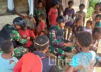 Jelang Natal, Satgas Yonif 310/KK Pastikan Kondisi Kesehatan Warga di Perbatasan