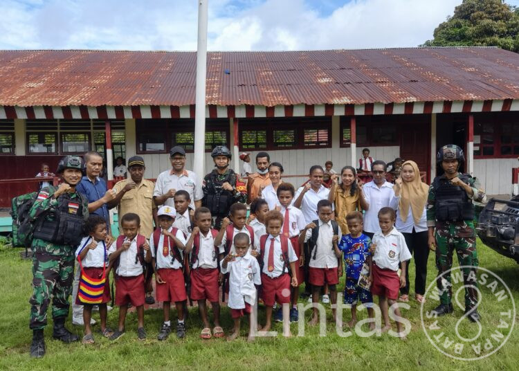 Berantas Kaki Gajah, Satgas Yonif 310/KK Bersinergi Dengan Dinkes Kab. Keerom