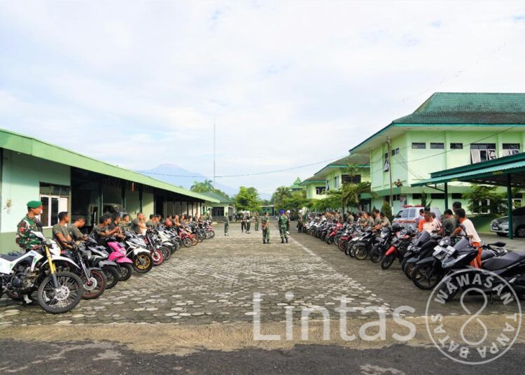 Cegah Dan Eliminir Pelanggaran Lalin & Jaga Kamtibmas, Prajurit Wijayakusuma di Cek Kelengkapan Kendaraannya