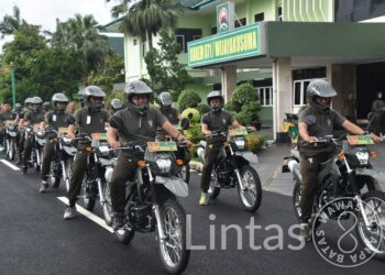 30 SPM Kawasaki KLX Siap Dukung Operasional Tugas Pokok Korem 071/Wijayakusuma