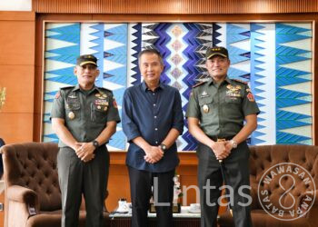 Pererat Silaturahmi, Dankodiklatad Kunjungi Kantor PJ Gubernur Jawa Barat