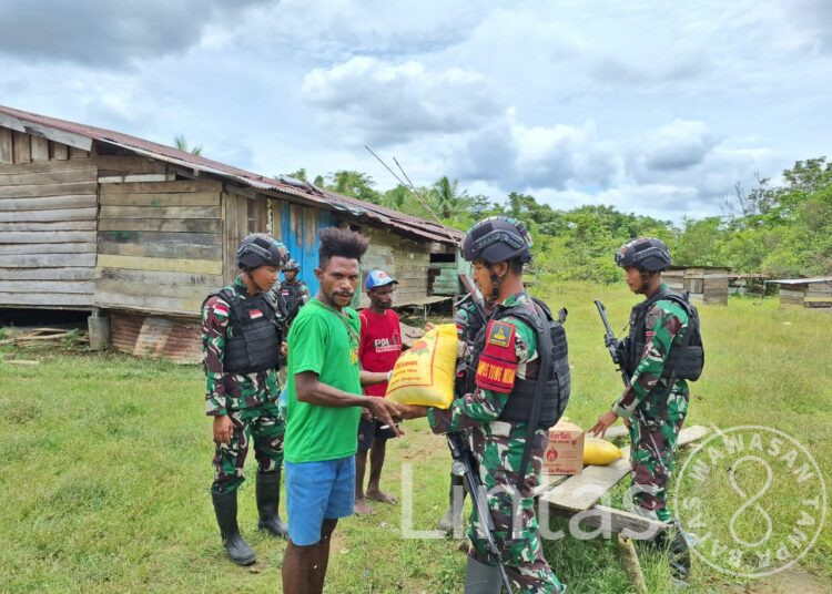 Satgas Yonif 310/KK Hadir Berikan Batuan Dan Dukungan Penuh Bagi Keluarga Duka