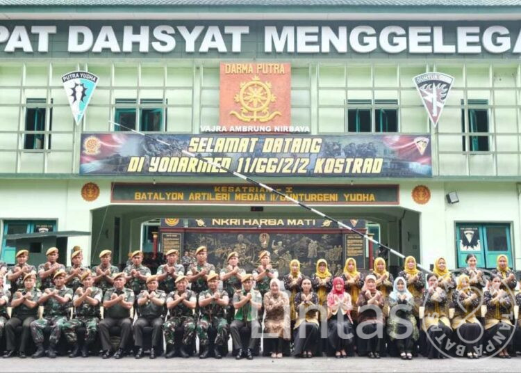 Danpussenarmed Sambangi Yonarmed 11/GG/2/2 Kostrad, Ini Tujuannya!