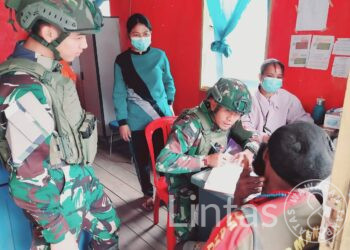 Kolaborasi Satgas Buaya Putih Dan Puskesmas Beoga