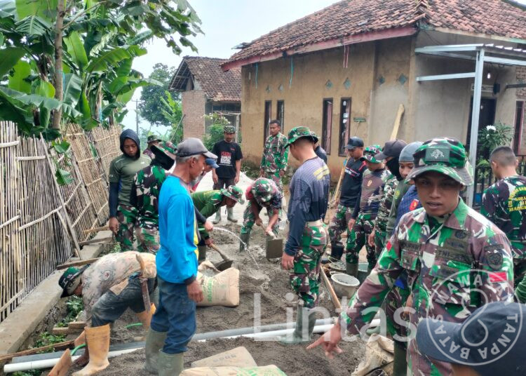 Masyarakat Antusias Kegiatan Pemeriksaan Kesehatan Satgas TMMD Wilayah Kodim 0624/Kab.Bandung