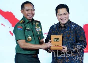 Pererat Kerjasama TNI Dan Kementerian BUMN Tanda Tangani Nota Kesepahaman