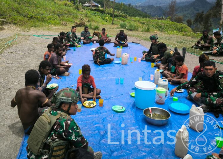 Botram Yonif 323/BP Kostrad,Bersama Saudara di Pegunungan Papua