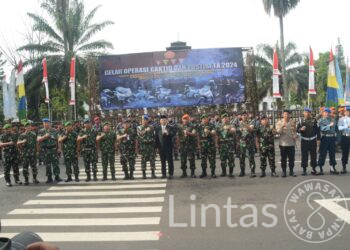 Kaskogartap II/Bdg Pimpin Gelar Opsgaktib Dan Yustisi Polisi Militer TNI