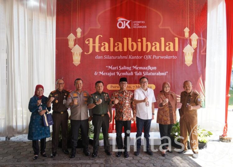 Eratkan Jalinan Silaturahmi Bersama Komponen di Wilayah, Danrem 071/Wijayakusuma Hadiri Acara Halal Bi Halal di OJK Purwokerto