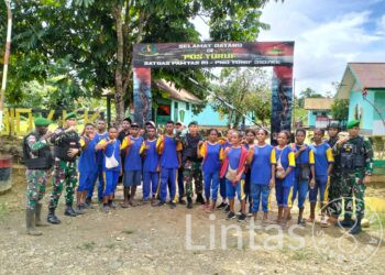 Nasi Goreng Ala Satgas Yonif 310/KK, Kedepankan Edukasi Bagi Pelajar di Perbatasan