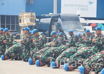 172 Pasukan Penjaga Perdamaian Dunia KIZI TNI Kontingen Garuda XX-T Monusco Tiba di Indonesia