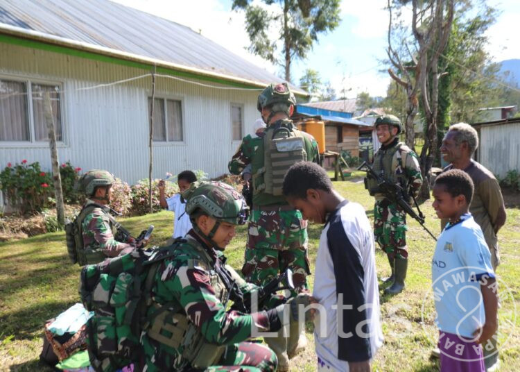 Jaga Dorang Pu Kesehatan, Satgas Buaya Putih Berikan Pelayanan Kesehatan Gratis
