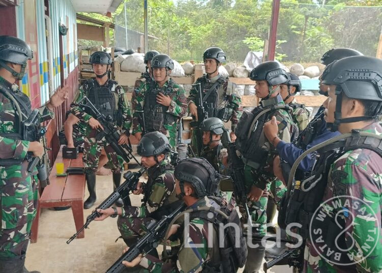 Aparat TNI Yang Melaksanakan Tugas Pengamanan Papua Tempati Akomodasi Militer