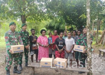 Cinta Kasih Dari TNI Untuk Masyarakat Papua